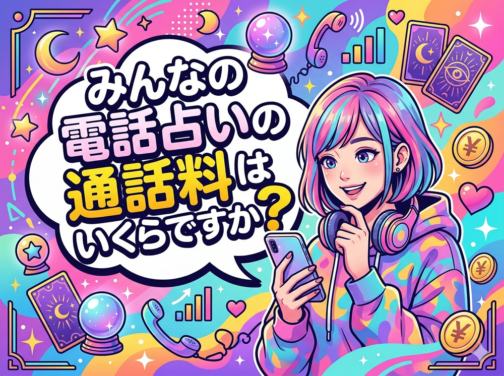 みんなの電話占いの通話料はいくらですか？