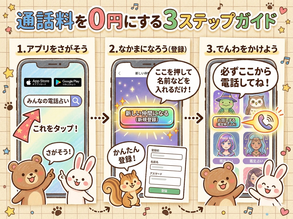 みんなの電話占いの通話料はいくらですか？