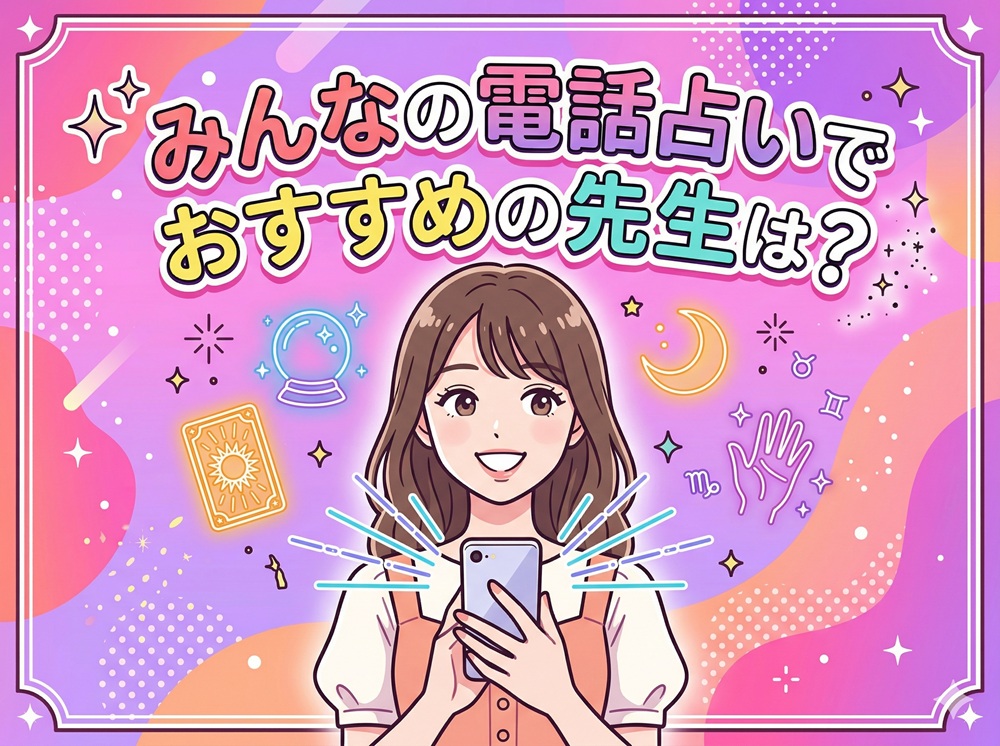 みんなの電話占いでおすすめの先生は？