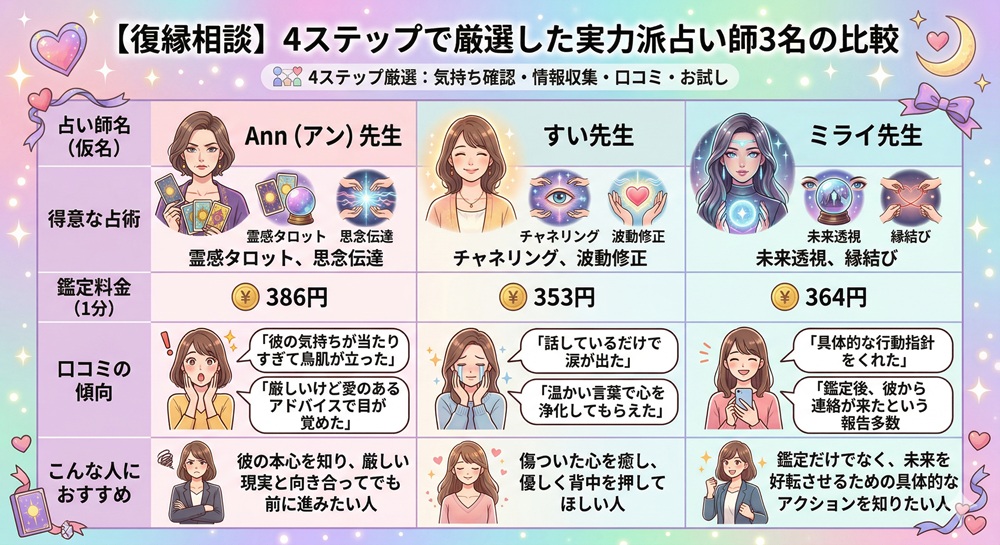 みんなの電話占いでおすすめの先生は？