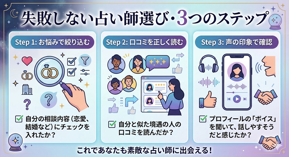 みんなの電話占いの占い師数は?