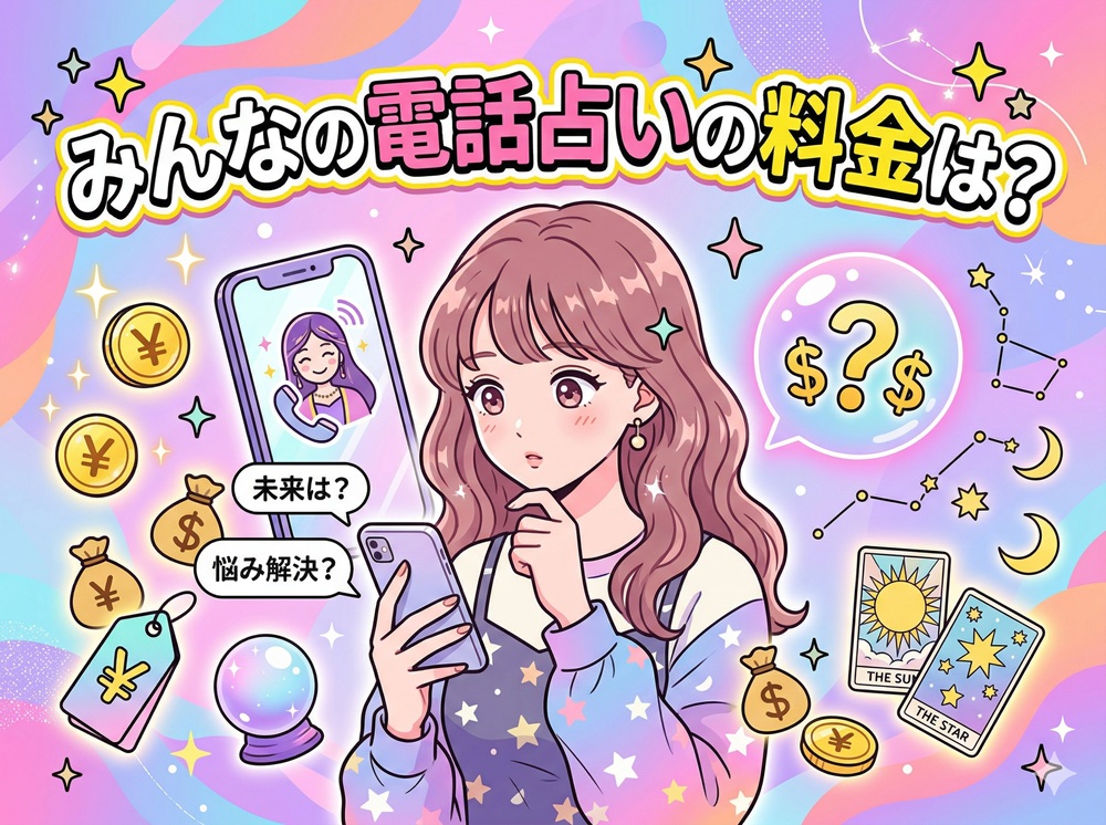 みんなの電話占いの料金は？