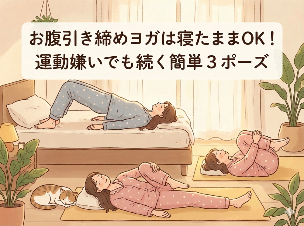 お腹引き締めヨガ