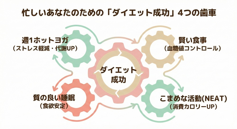 週1回のホットヨガで痩せられますか?