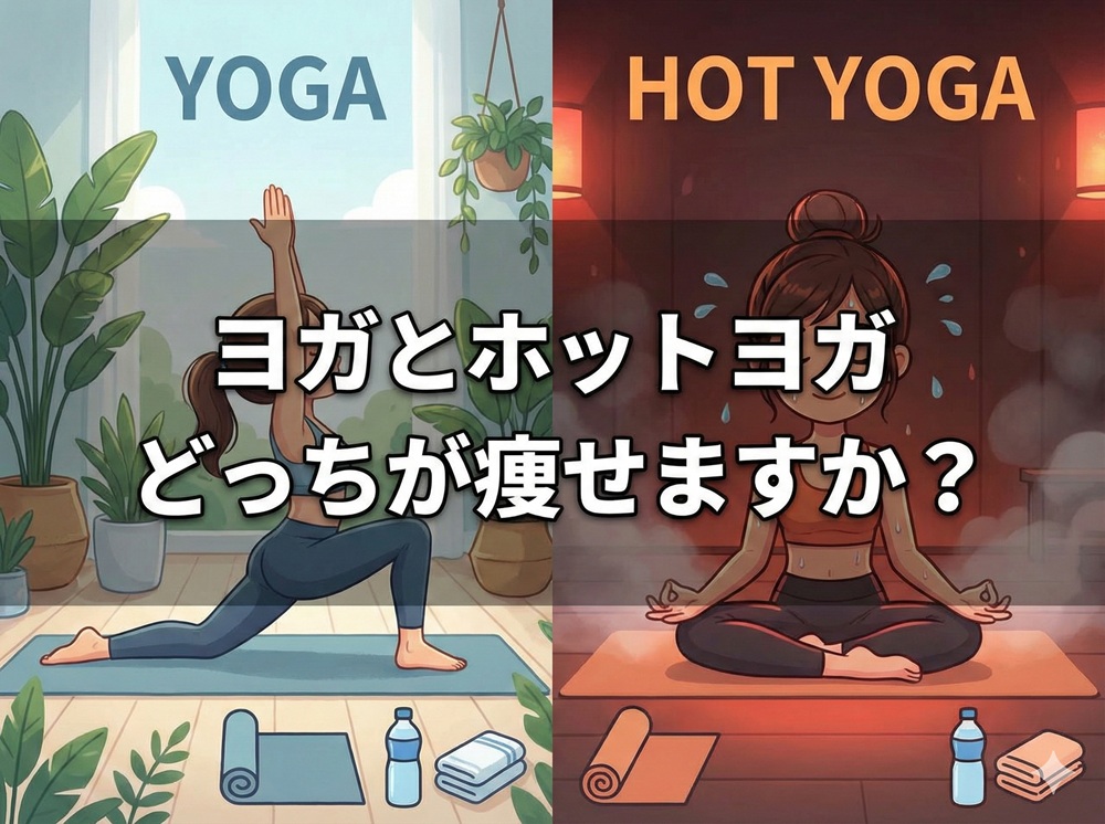 ヨガとホットヨガどっちが痩せますか？