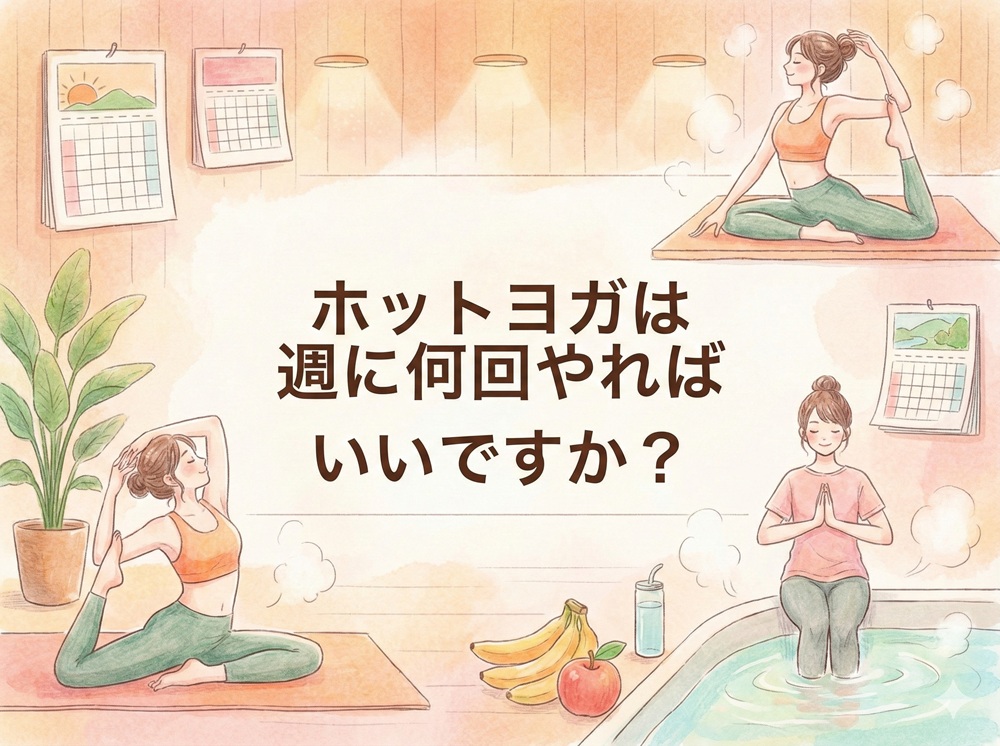 ホットヨガは週に何回やればいいですか？