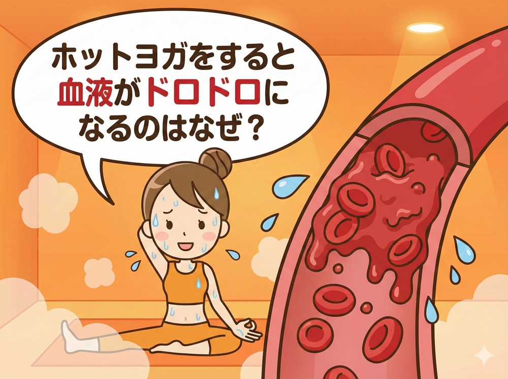ホットヨガをすると血液がドロドロになるのはなぜ？