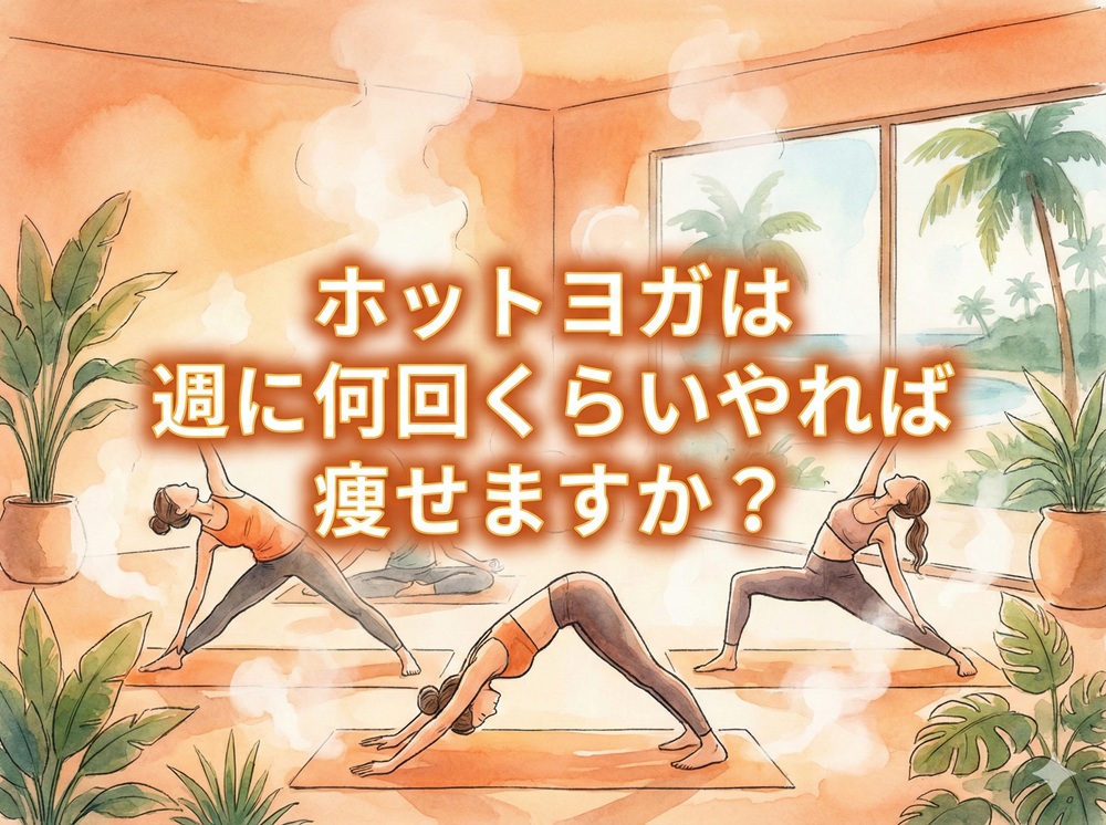 ホットヨガは週に何回くらいやれば痩せますか？