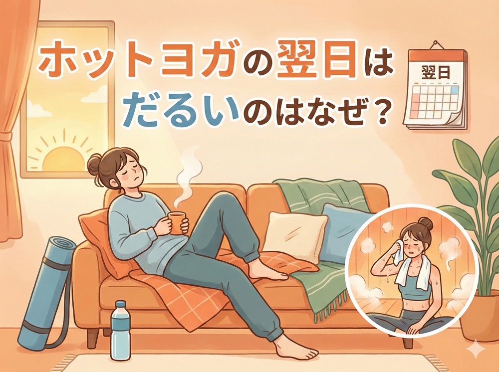 ホットヨガの翌日はだるいのはなぜ？