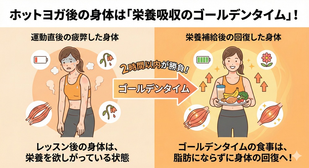 ホットヨガの1時間後ご飯を食べたらだめですか?