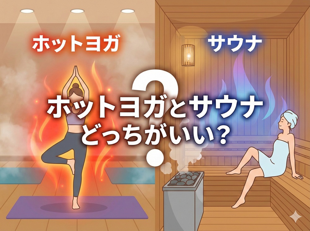 ホットヨガとサウナどっちがいい？