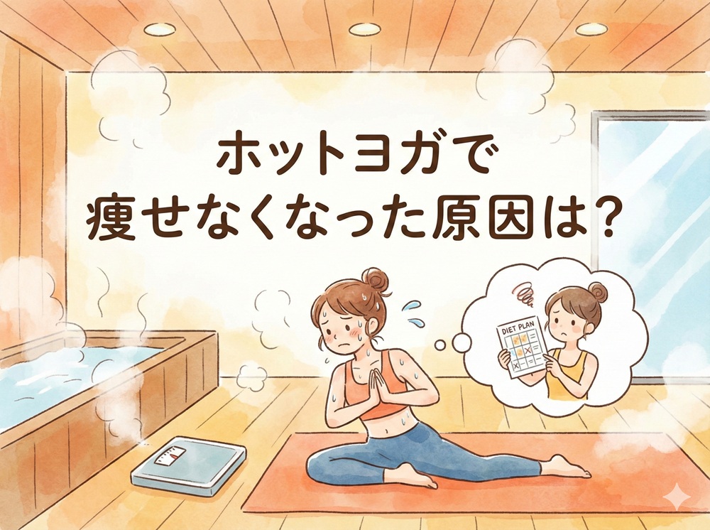 ホットヨガで痩せなくなった原因は？