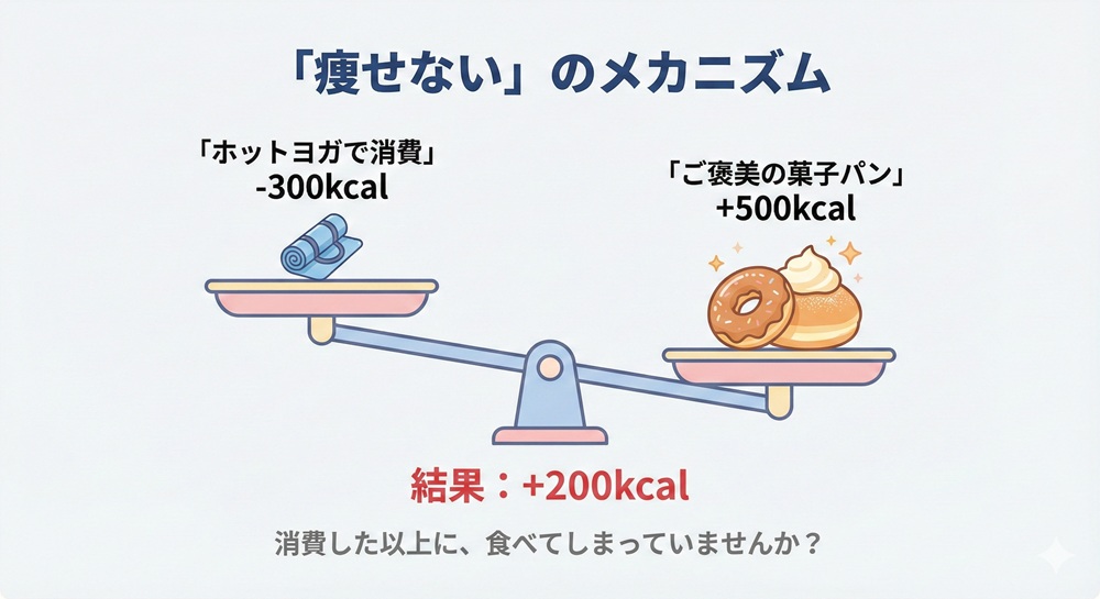 ホットヨガで痩せない人の特徴は？
