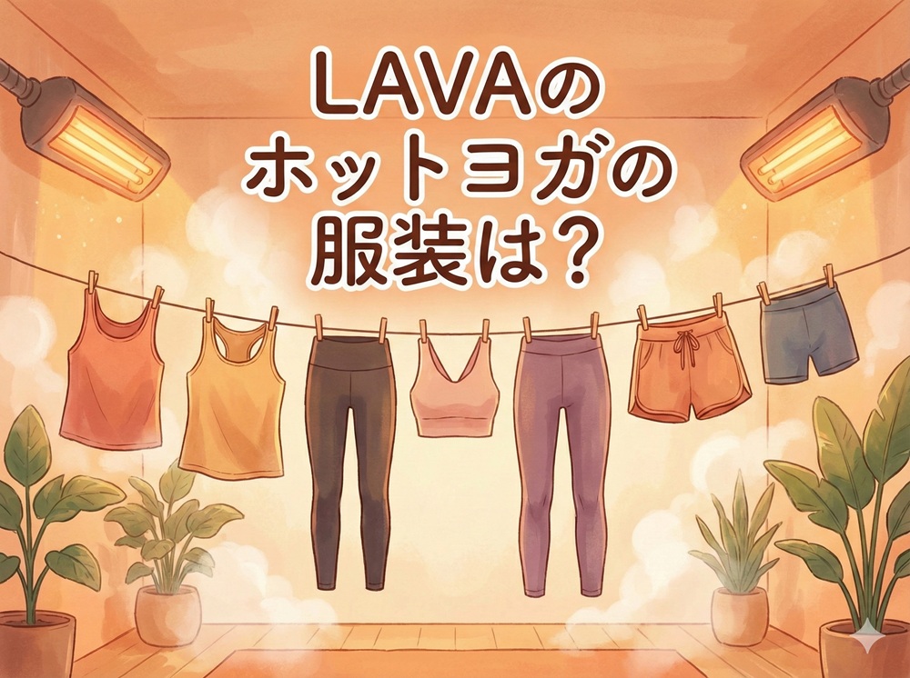 LAVAのホットヨガの服装は？
