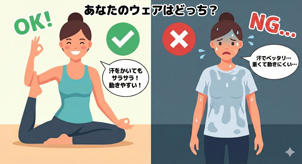 LAVAのホットヨガの服装は?