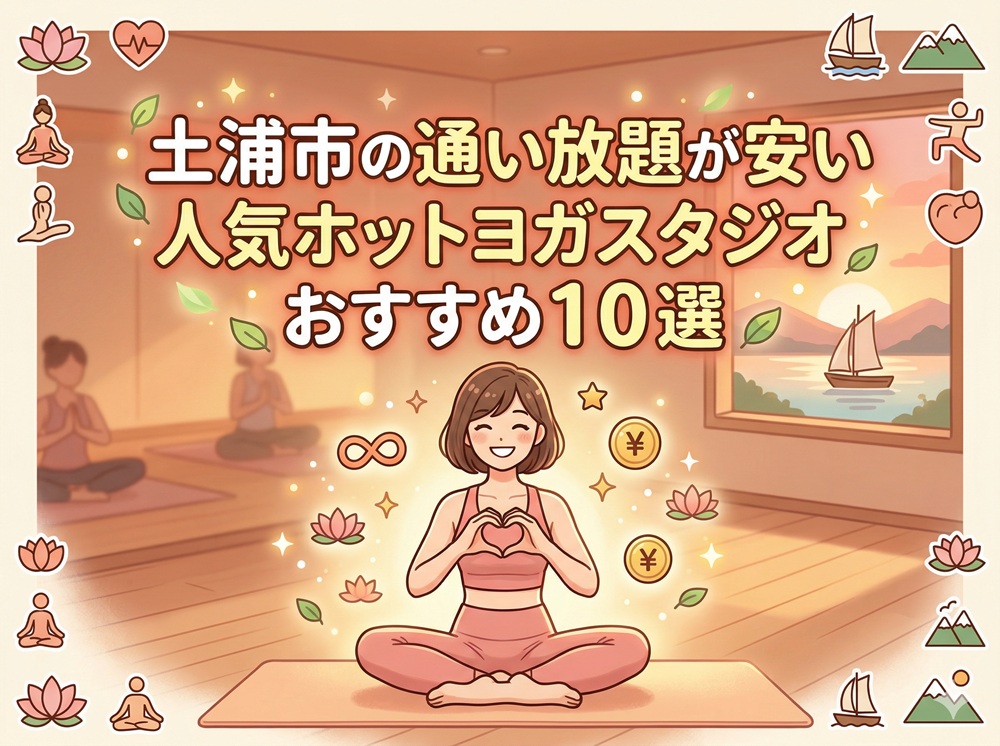 土浦市 茨城県 ホットヨガスタジオ おすすめ 安い