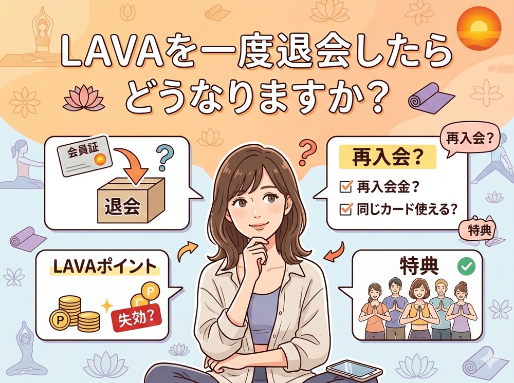 ラバ一度退会したらどうなりますか？