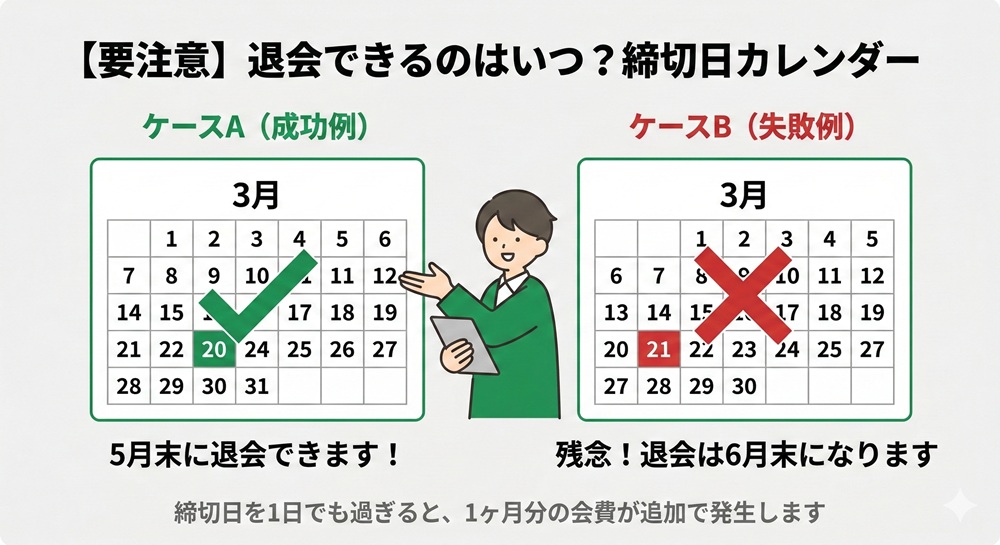 ロイブを辞める時はどうすればいいですか？
