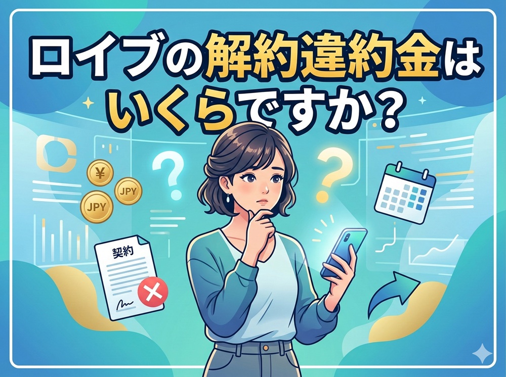 ロイブの解約違約金はいくらですか？