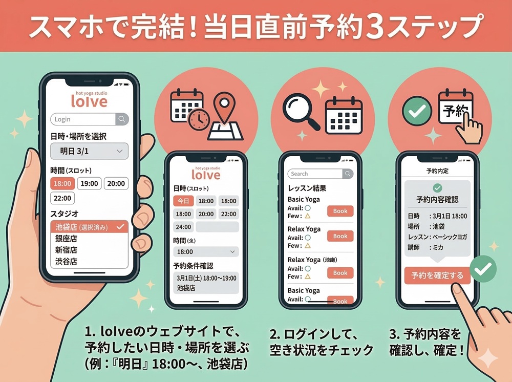 ロイブは予約なしで受けられますか？