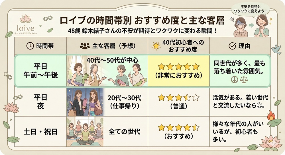 ロイブの年齢層は？