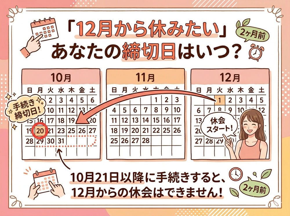 ロイブの休会制度はありますか？