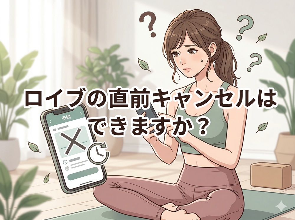 ロイブの直前キャンセルはできますか？