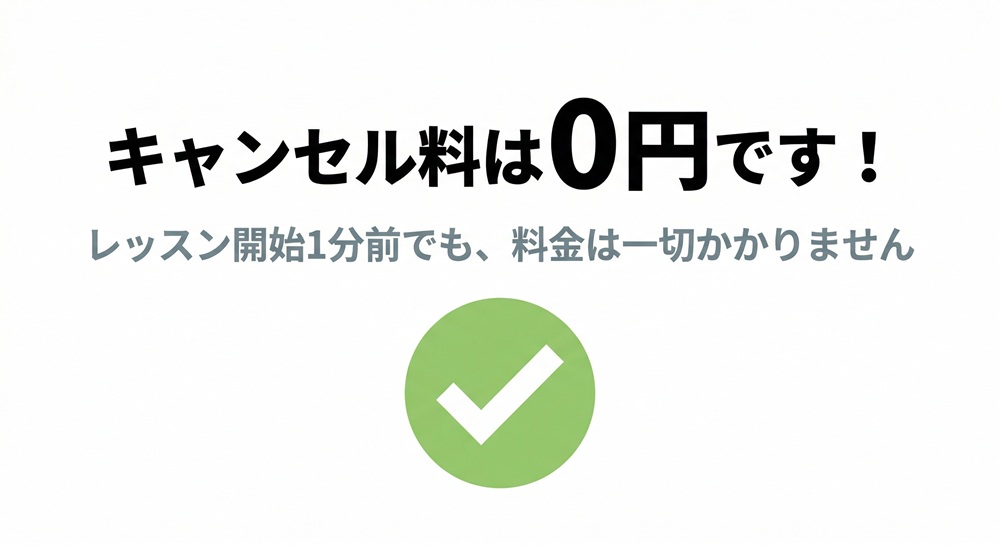 ロイブの直前キャンセルはできますか?