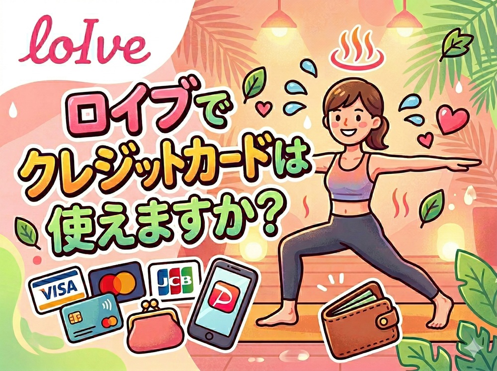 ロイブでクレジットカードは使えますか？