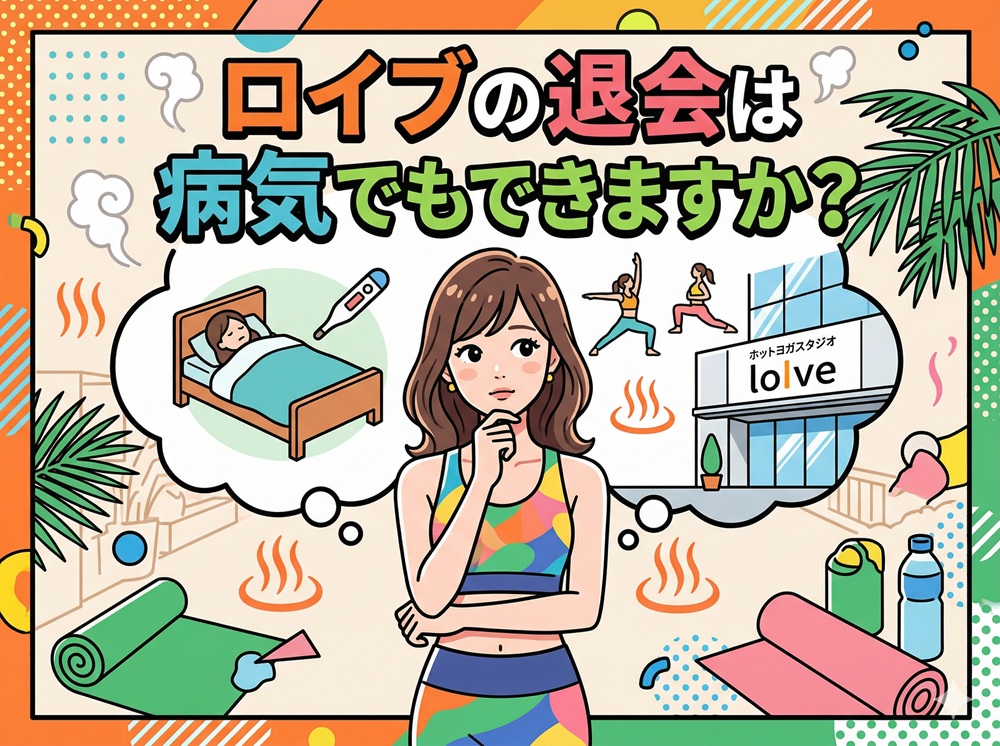ロイブの退会は病気でもできますか？
