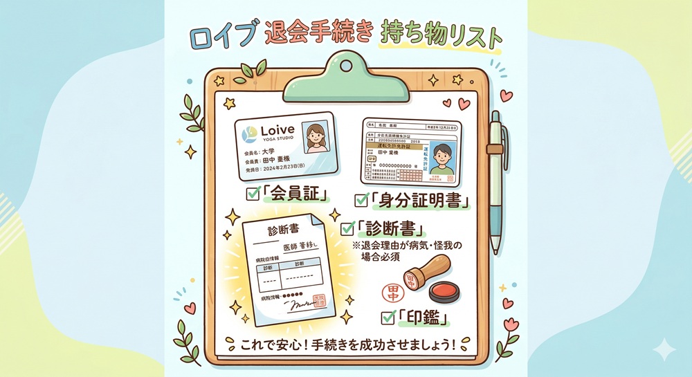 ロイブの退会は病気でもできますか？