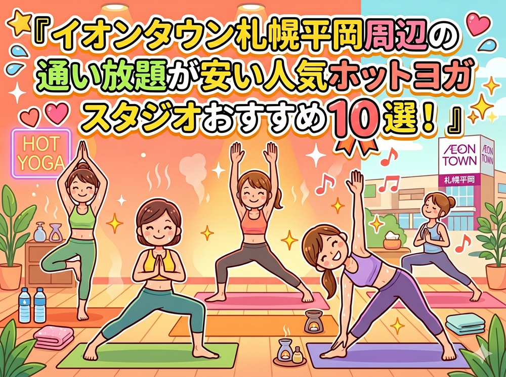 イオンタウン札幌平岡 北海道札幌市清田区 ホットヨガスタジオ おすすめ 安い