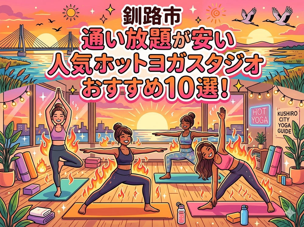 釧路市 北海道 ホットヨガスタジオ おすすめ 安い