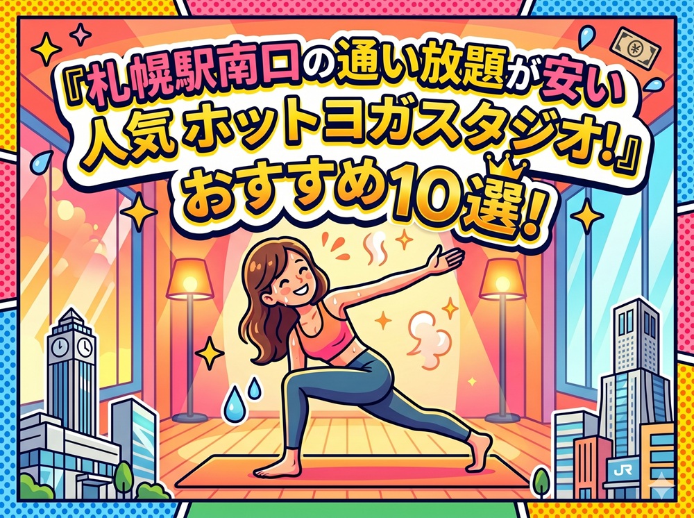 札幌駅南口 北海道札幌市中央区 ホットヨガスタジオ おすすめ 安い