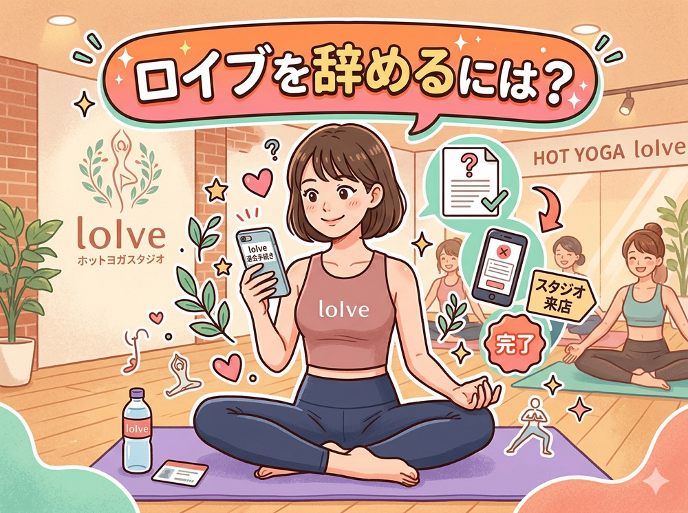 ロイブを辞めるには？