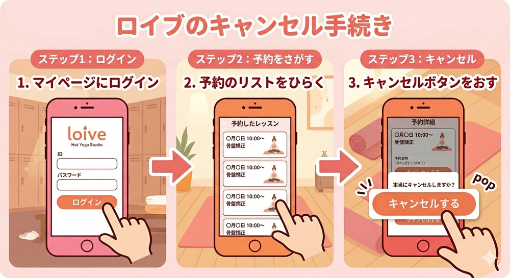 ロイブの時間外キャンセルはできますか？