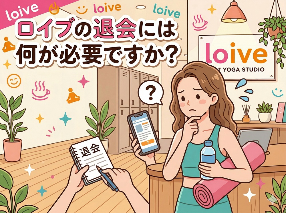 ロイブの退会には何が必要ですか？