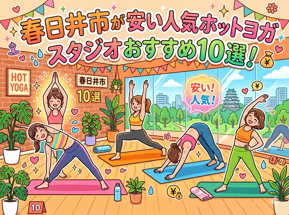 春日井市 愛知県 ホットヨガスタジオ おすすめ 安い