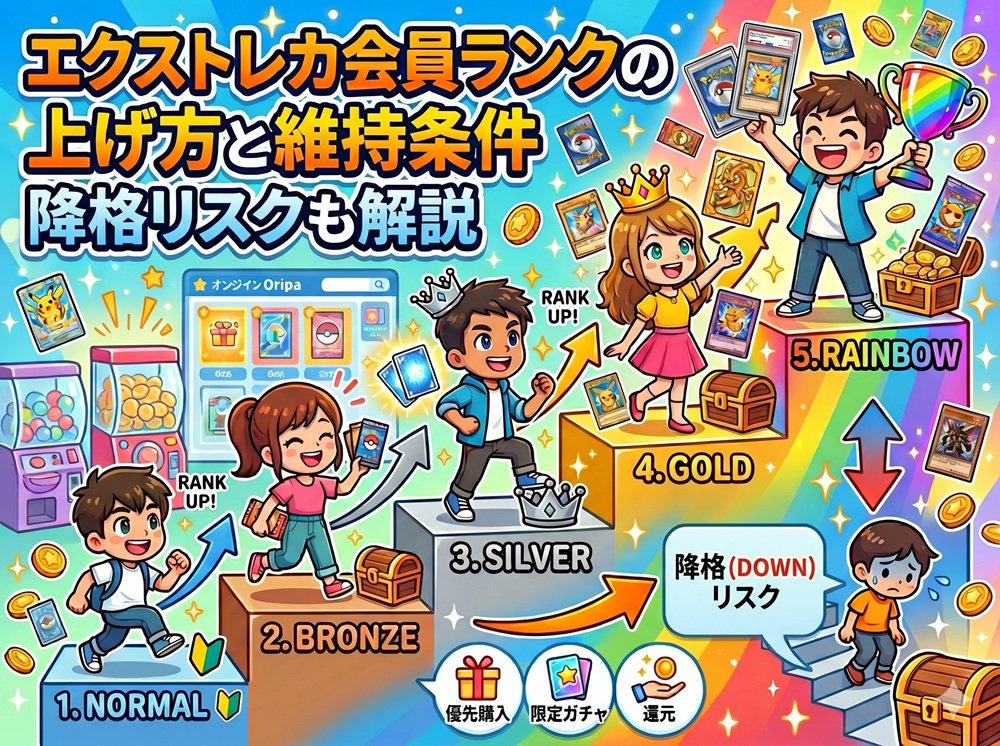エクストレカ 会員ランク 上げ方