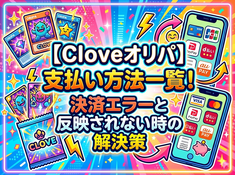 clove オリパ 支払い方法