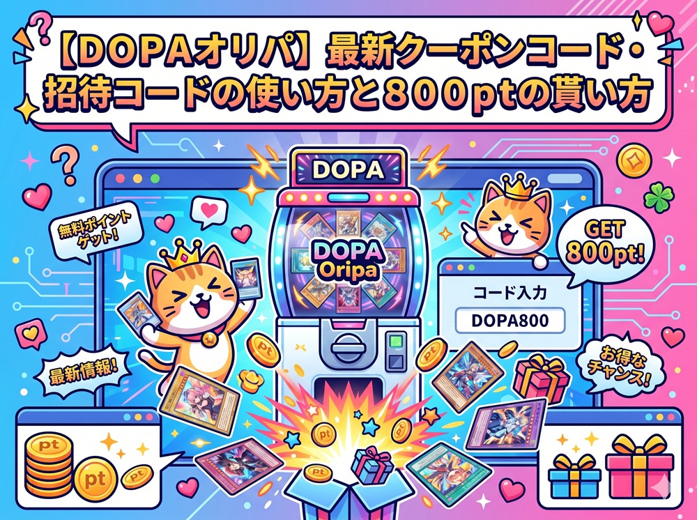 DOPA クーポンコード 招待コード 新規登録