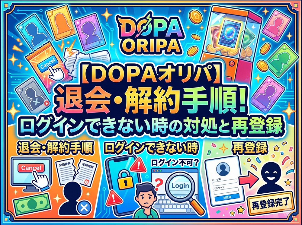 dopa 退会 解約