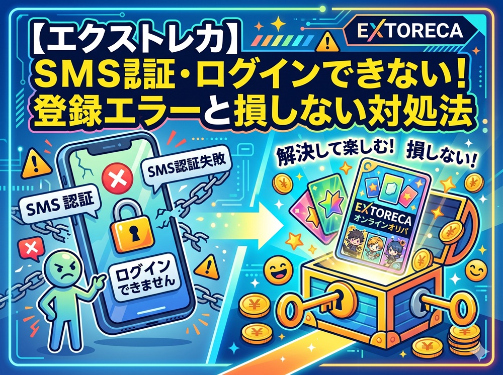 エクストレカ sms認証 できない