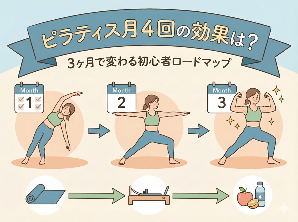 ピラティス 月4回 効果