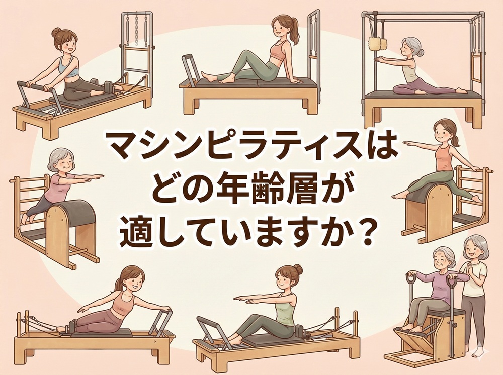 マシンピラティスはどの年齢層が適していますか？