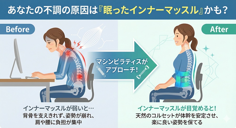 マシンピラティスを1ヶ月続けていたらどんな効果がある?