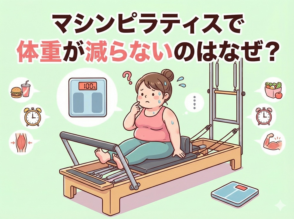 マシンピラティスで体重が減らないのはなぜ？