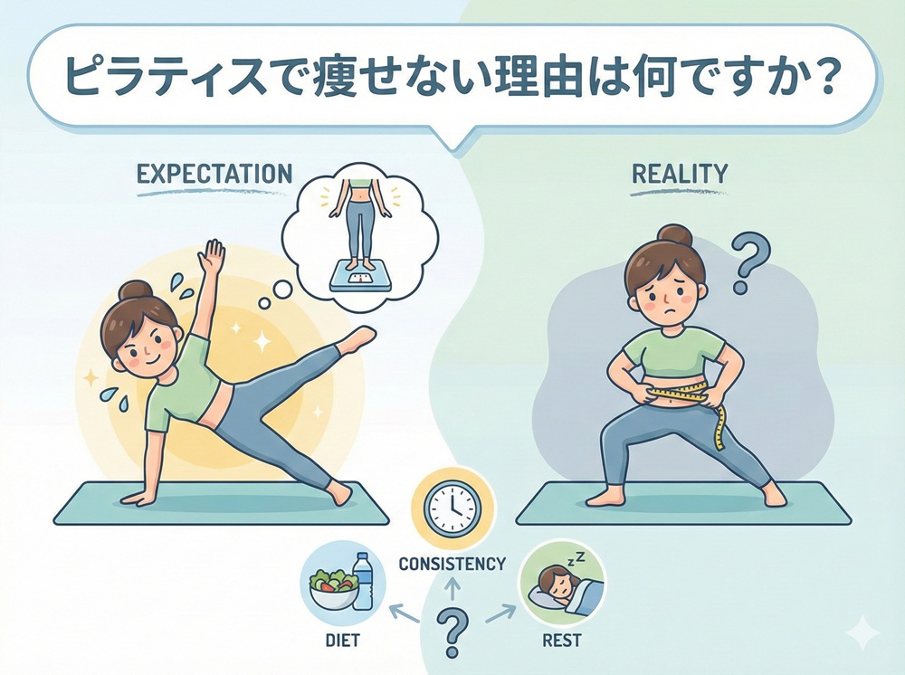 ピラティスで痩せない理由は何ですか？