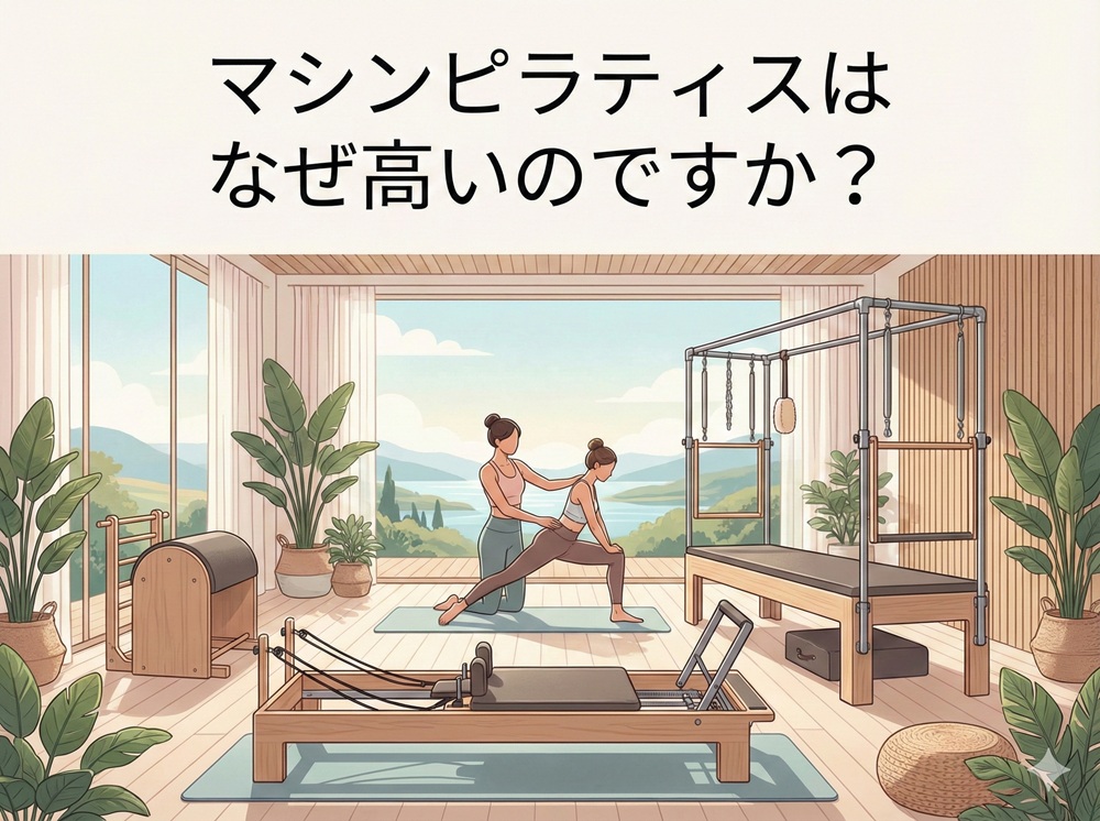 マシンピラティスはなぜ高いのですか？