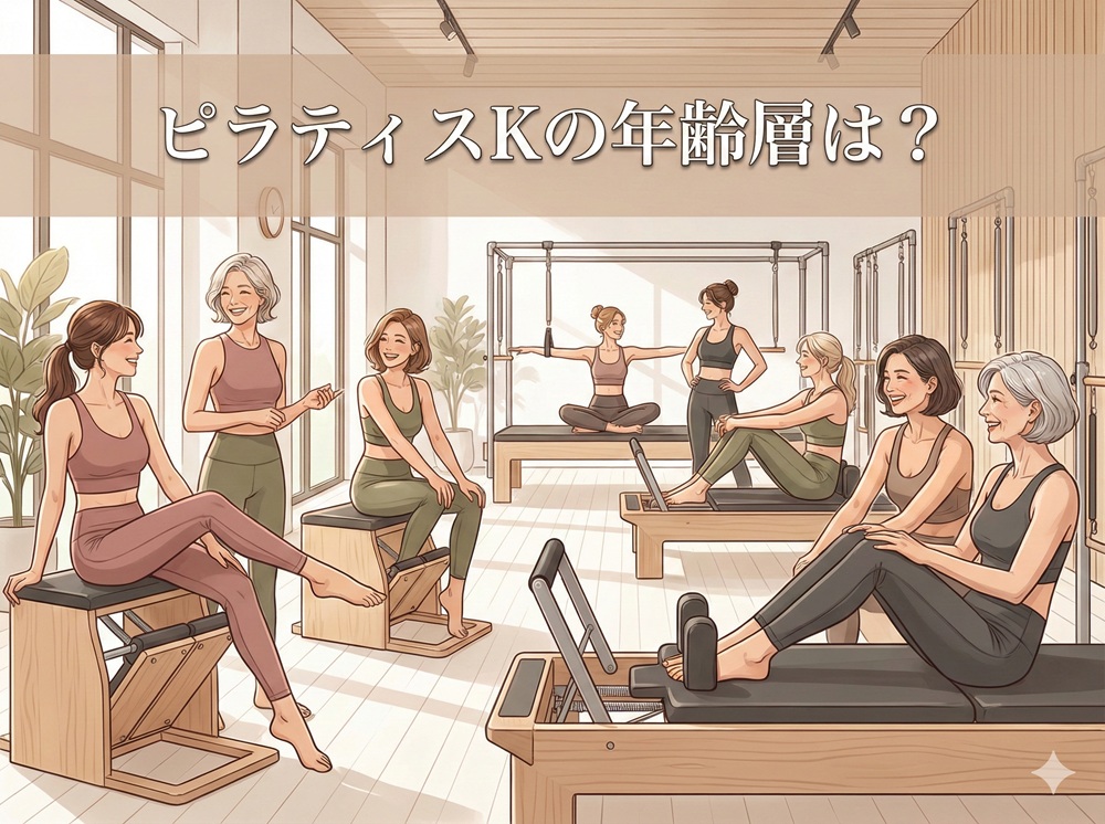 ピラティスKの年齢層は？